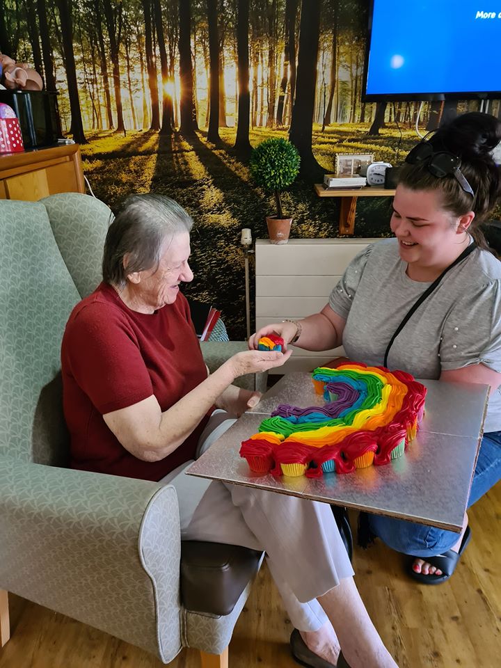 Danielle's Rainbow Cake