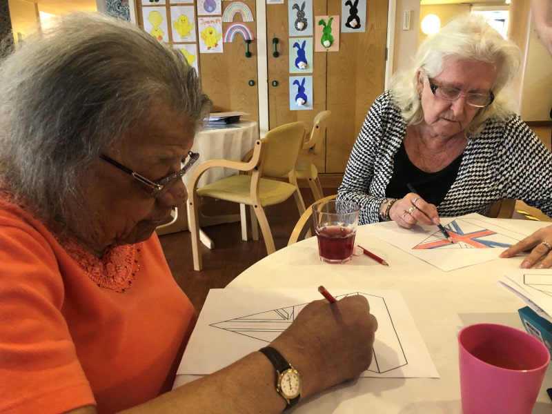 Emelia and Janet helped pick out the poem to honour Prince Philip.