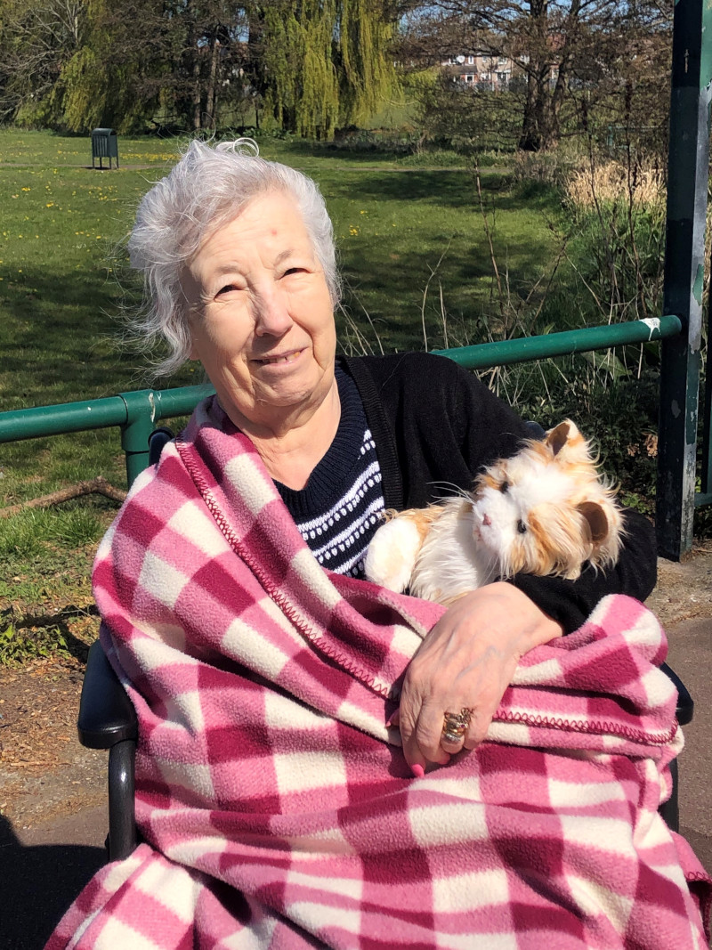 Early morning trip to the park with Nancy!