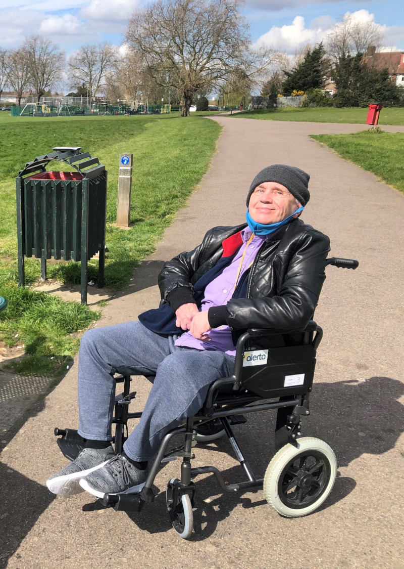 Davids trip to the park with lovely sunny weather!